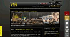 Desktop Screenshot of mapleridgepaintball.com